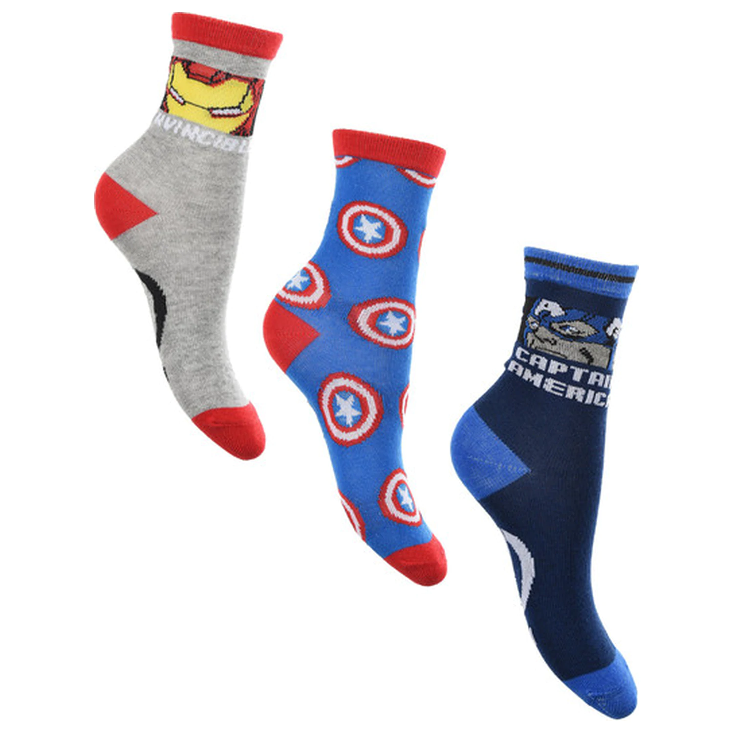 Avengers Captain America Kindersocken 31/34 Produktfoto