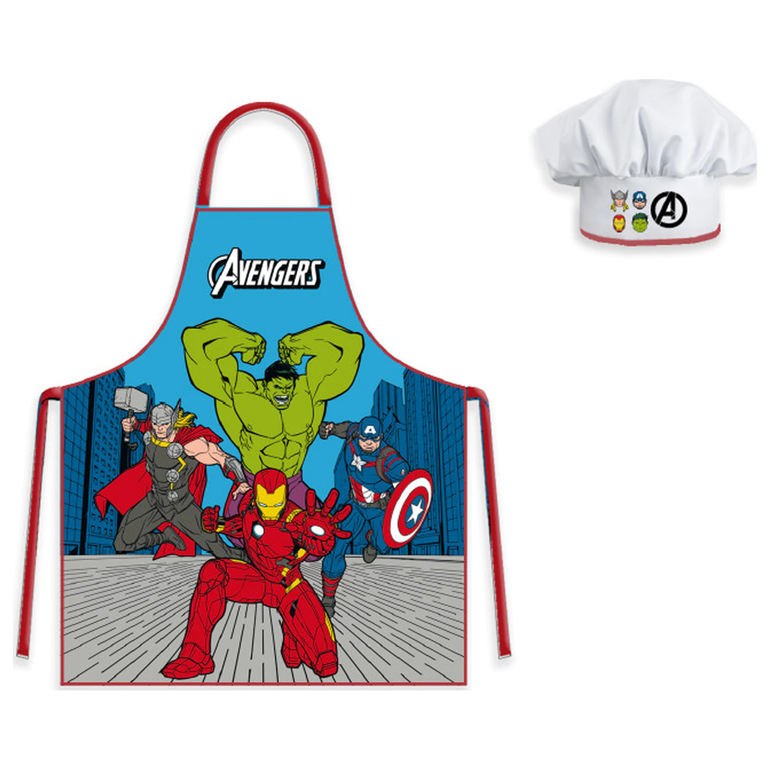 Avengers Classic Comic Style Kinder Schürze 2er-Set Produktfoto