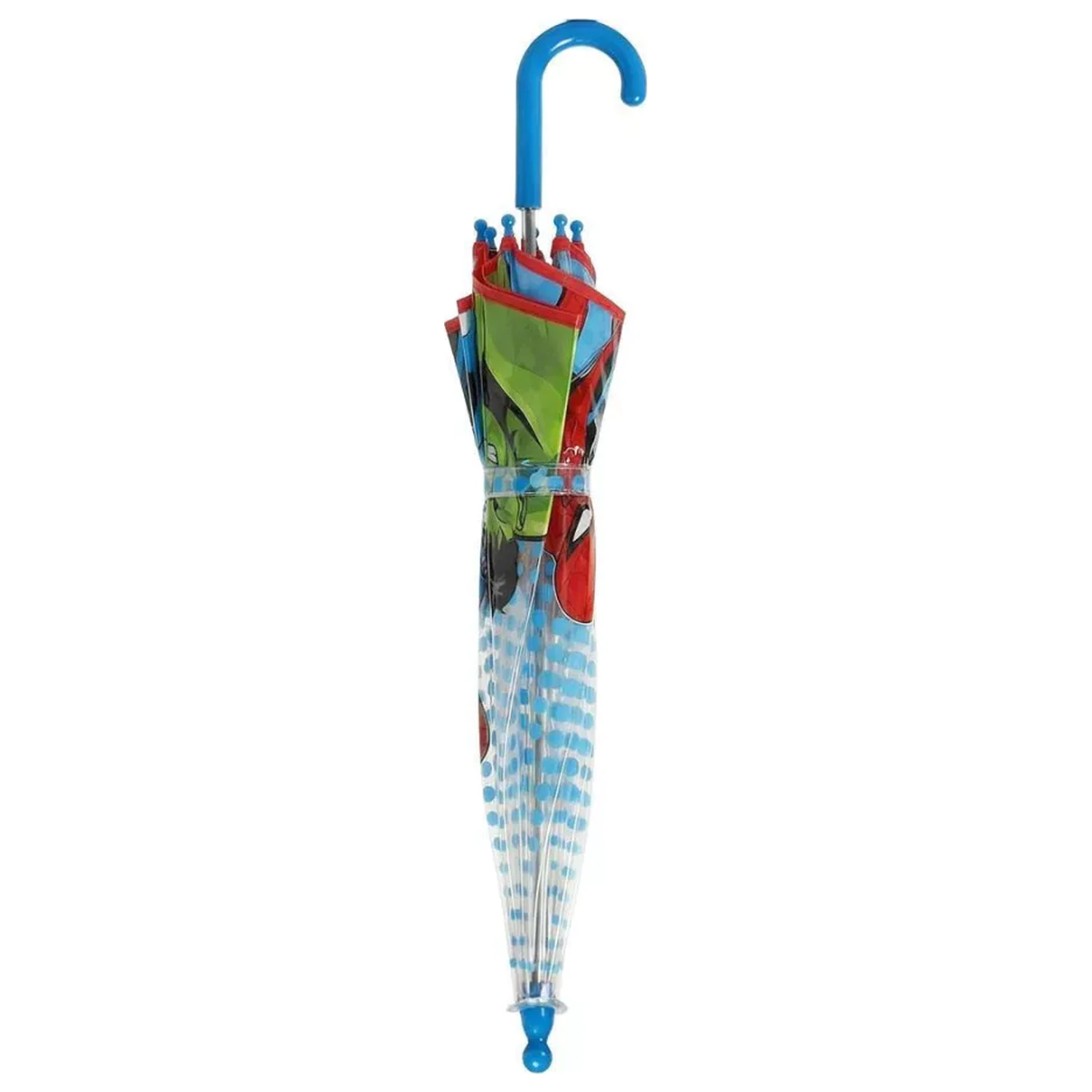 Avengers Dots Kinder Transparenter Regenschirm Produktfoto