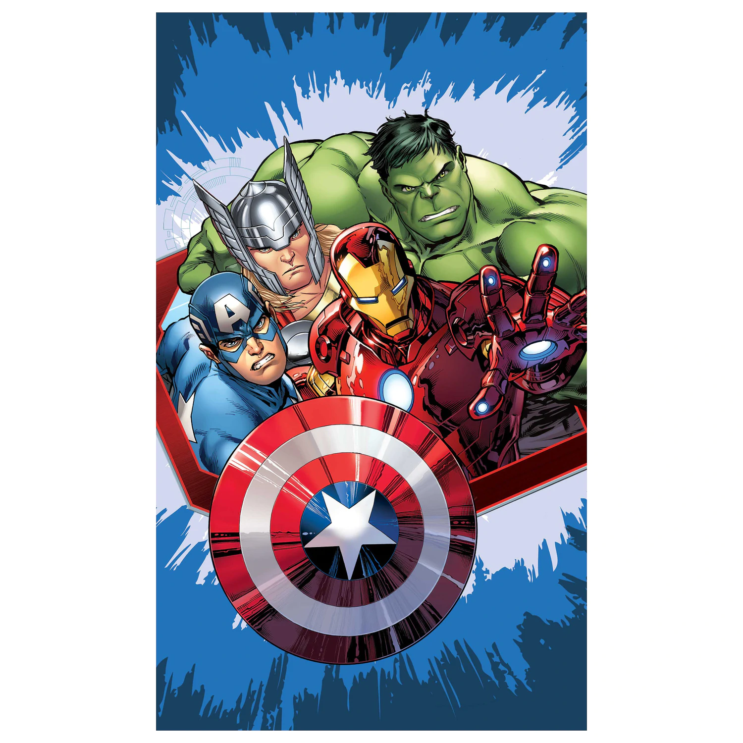 Avengers Dynamic Heroes Handtuch, Gesichtshandtuch, Handtuch Produktfoto