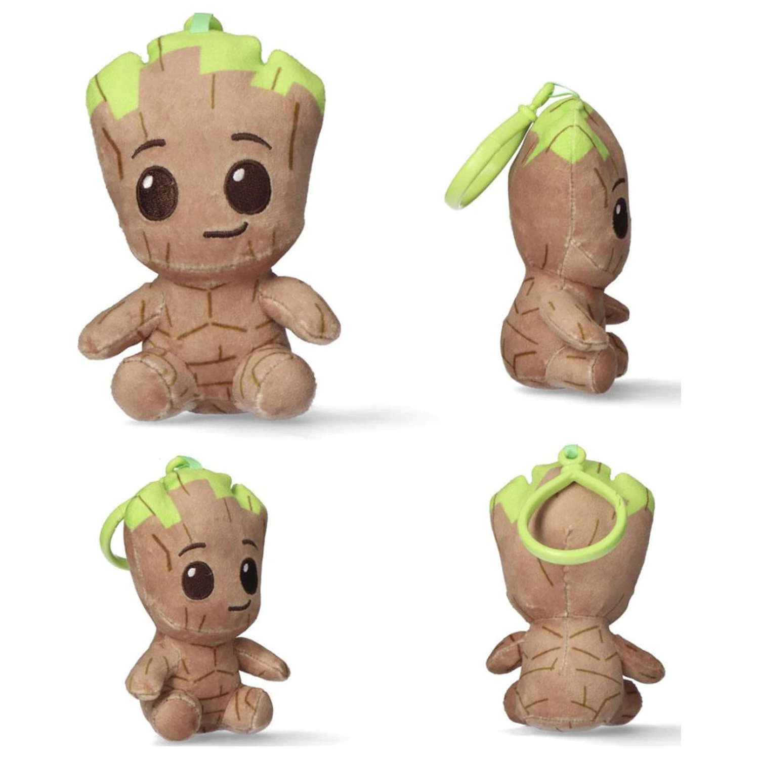 Avengers Groot 3D Plüsch Figur mit Anhänger, Taschenanhänger 13 cm Produktfoto