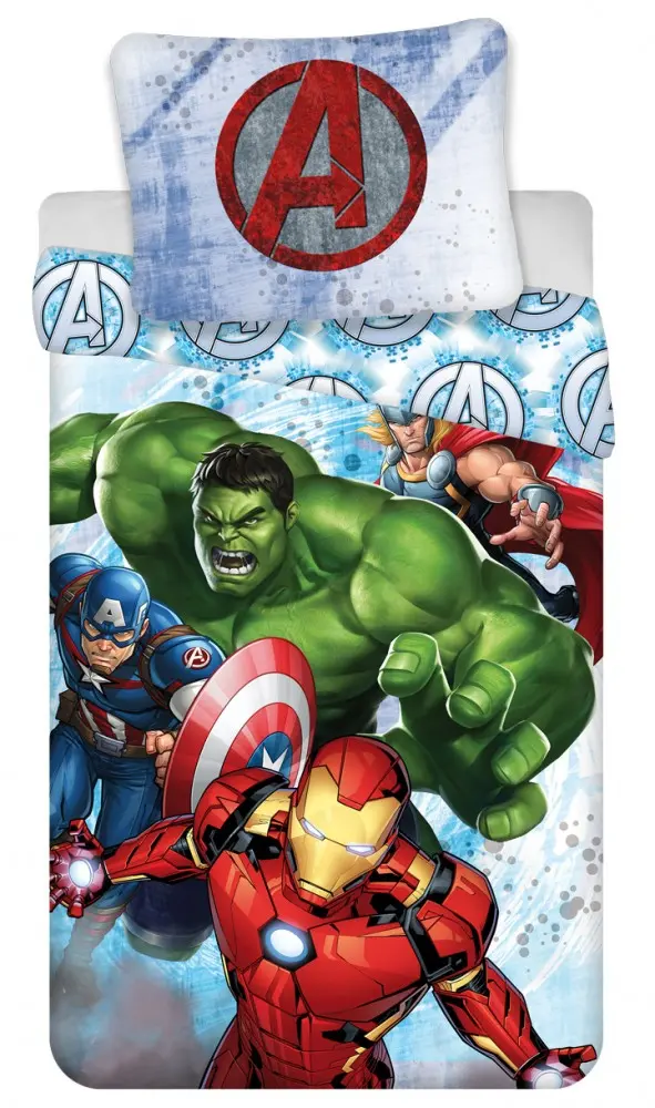 Avengers Heroes Bettdecke 140×200cm, 70×90 cm Produktfoto