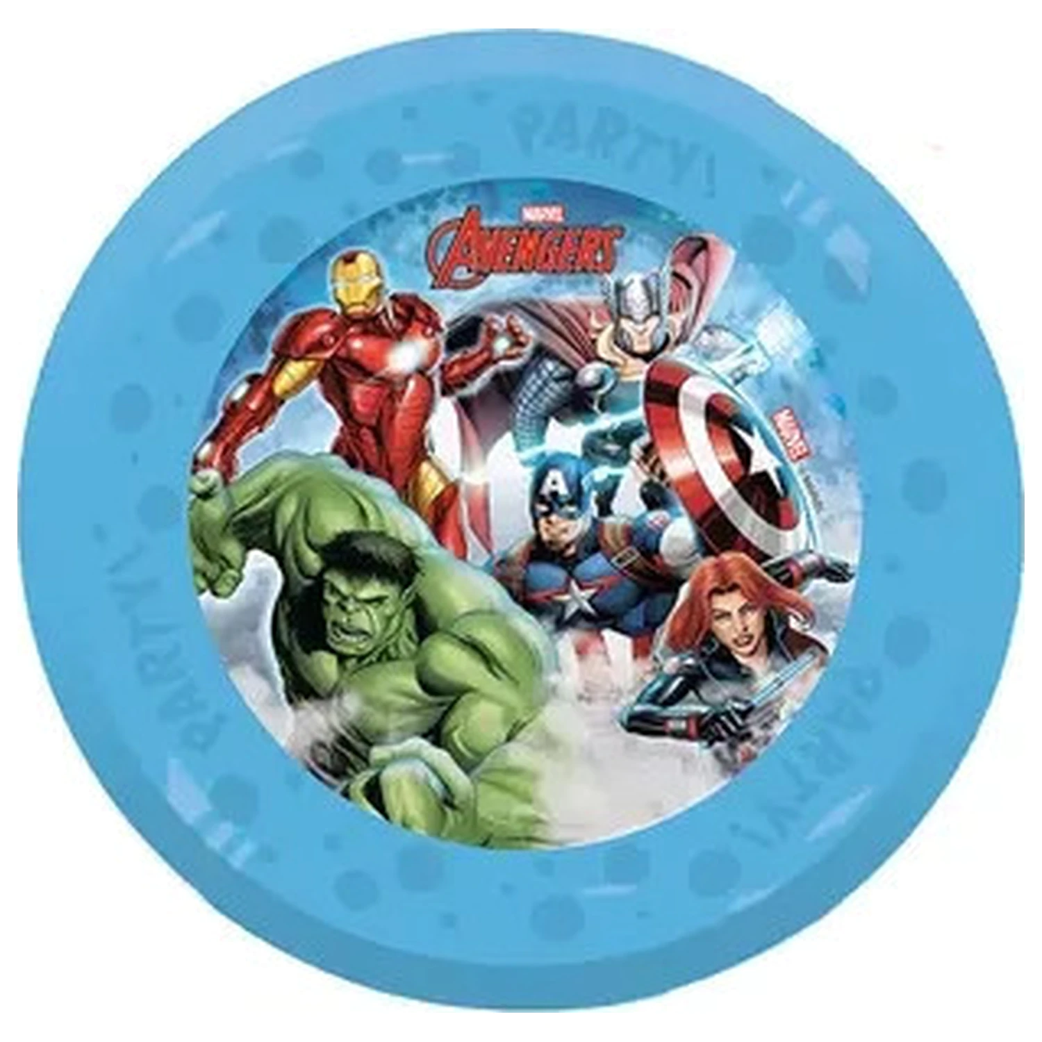 Avengers Infinity Stones Mikro Premium Plastik Flach Tellerset 4-teilig 21 cm Produktfoto