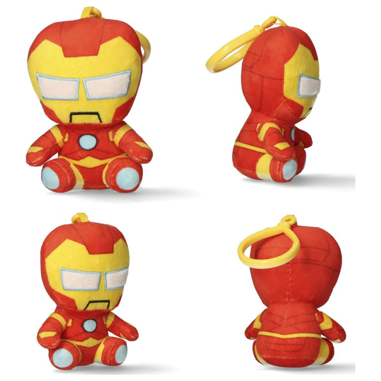 Avengers Iron Man 3D Plüschfigur mit Aufhänger, Taschenanhänger 13 cm Produktfoto