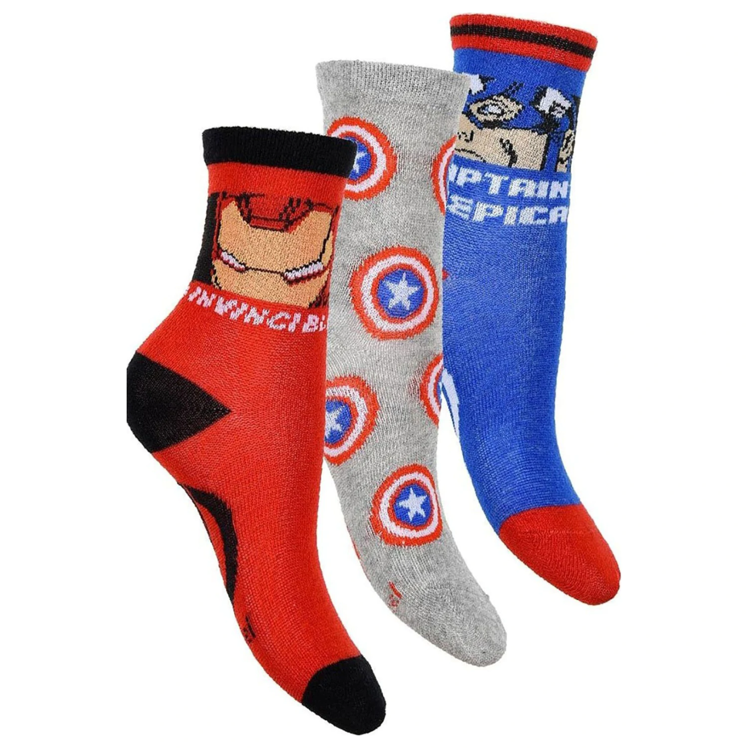 Avengers Iron Man Kinder Socken 31/34 Produktfoto