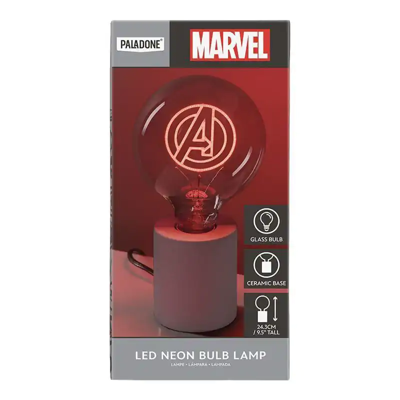 Avengers Neon LED-Lampe Logo Produktfoto