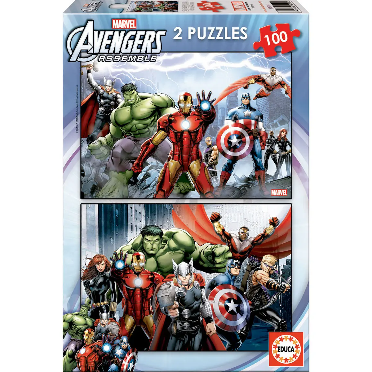 Marvel Avengers Puzzle 2x100St termékfotó