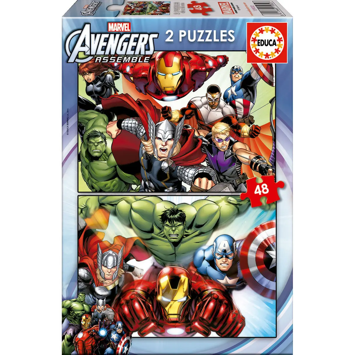 Marvel Avengers Puzzle 2x48St termékfotó