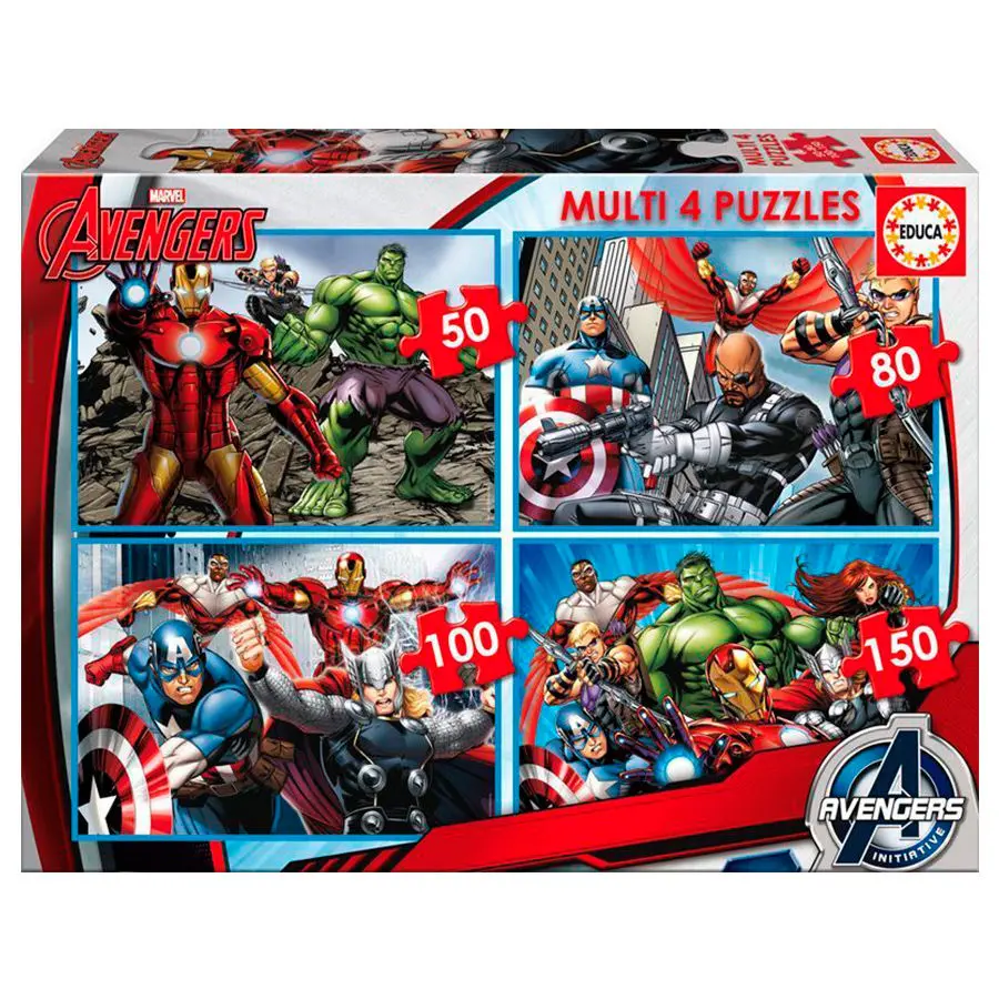 Marvel Avengers Multi Puzzle 50-80-100-1500St termékfotó