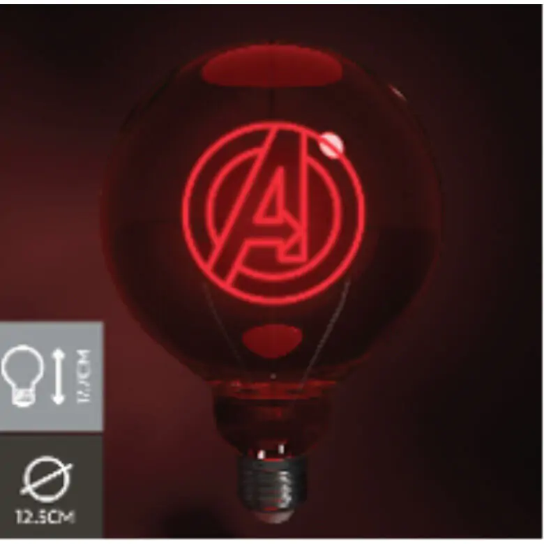 Avengers Neon LED-Glühbirne Logo termékfotó