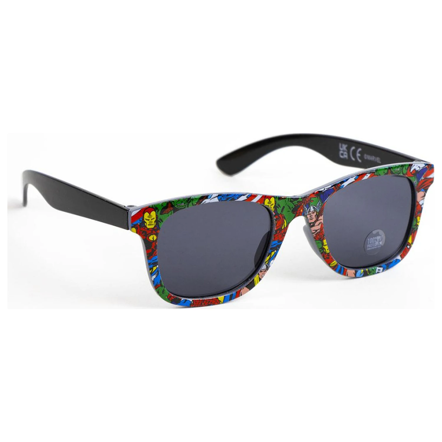 Avengers rote Sonnenbrille und Baseballkappe Set Produktfoto