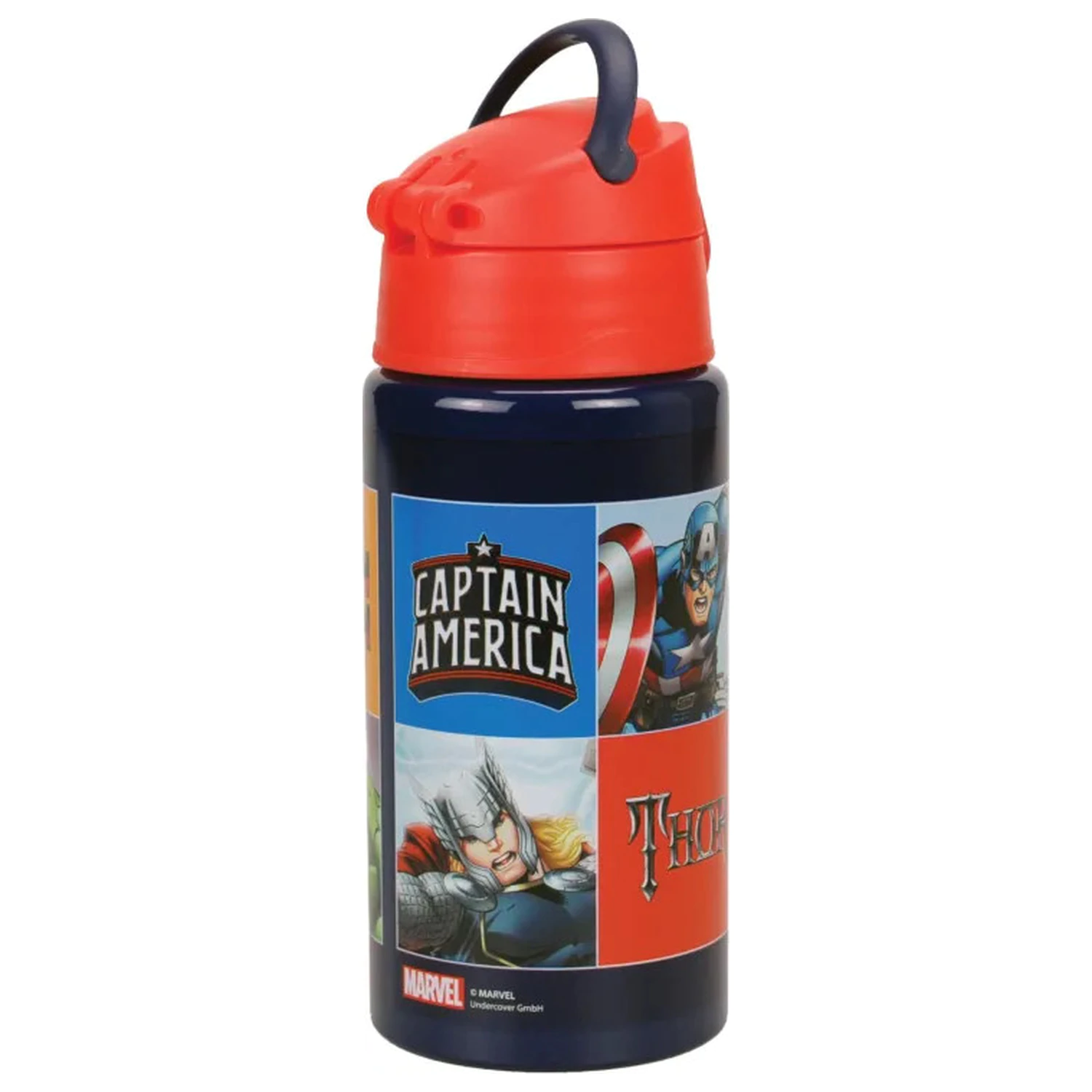 Avengers Smash Aluminium Trinkflasche mit Haken 500 ml Produktfoto