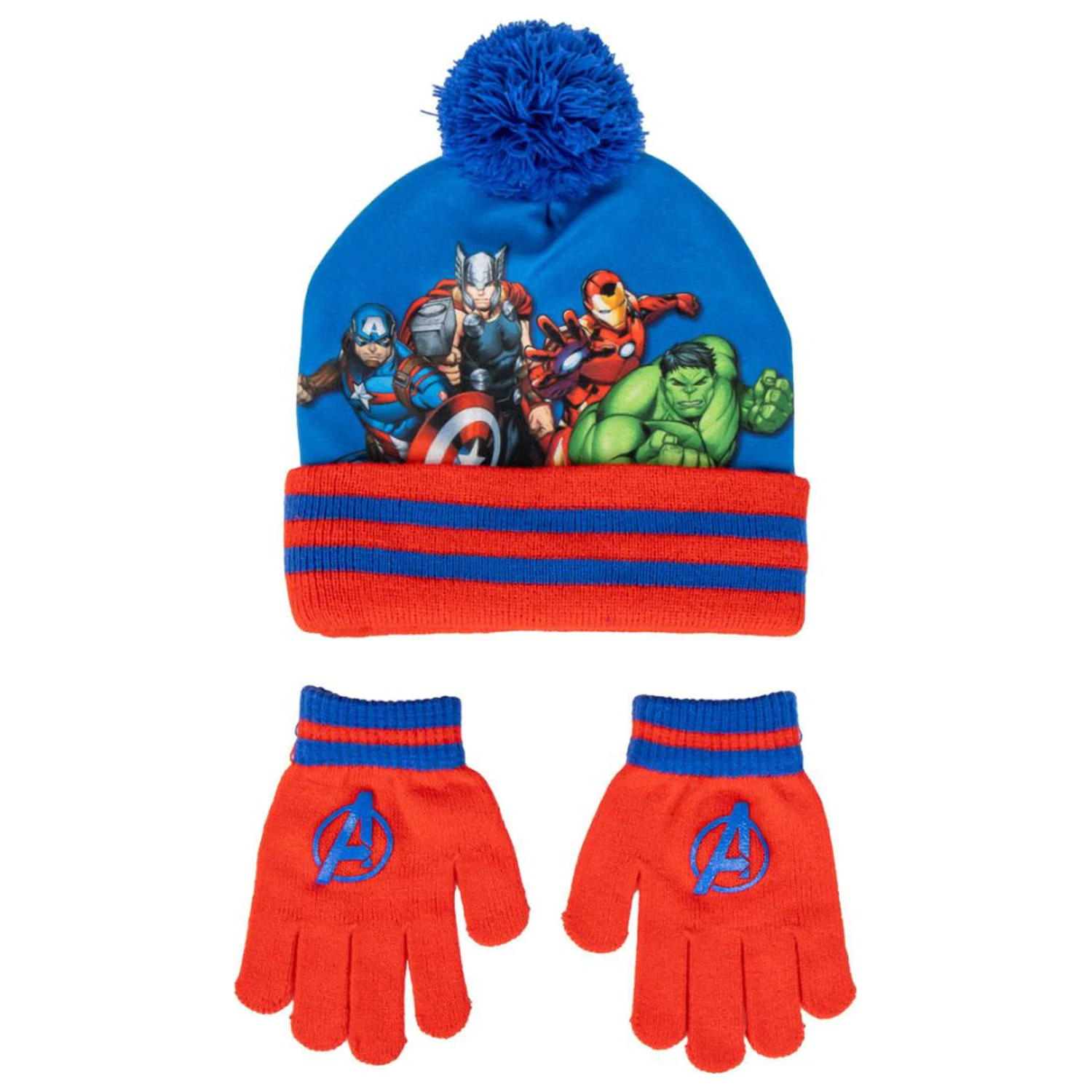 Avengers Team Kinder Hut und Handschuh Set Produktfoto