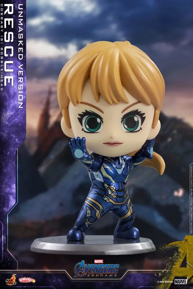 Avengers: Endgame Cosbaby (S) Minifigur Rescue (Unmasked Version) 10 cm termékfotó