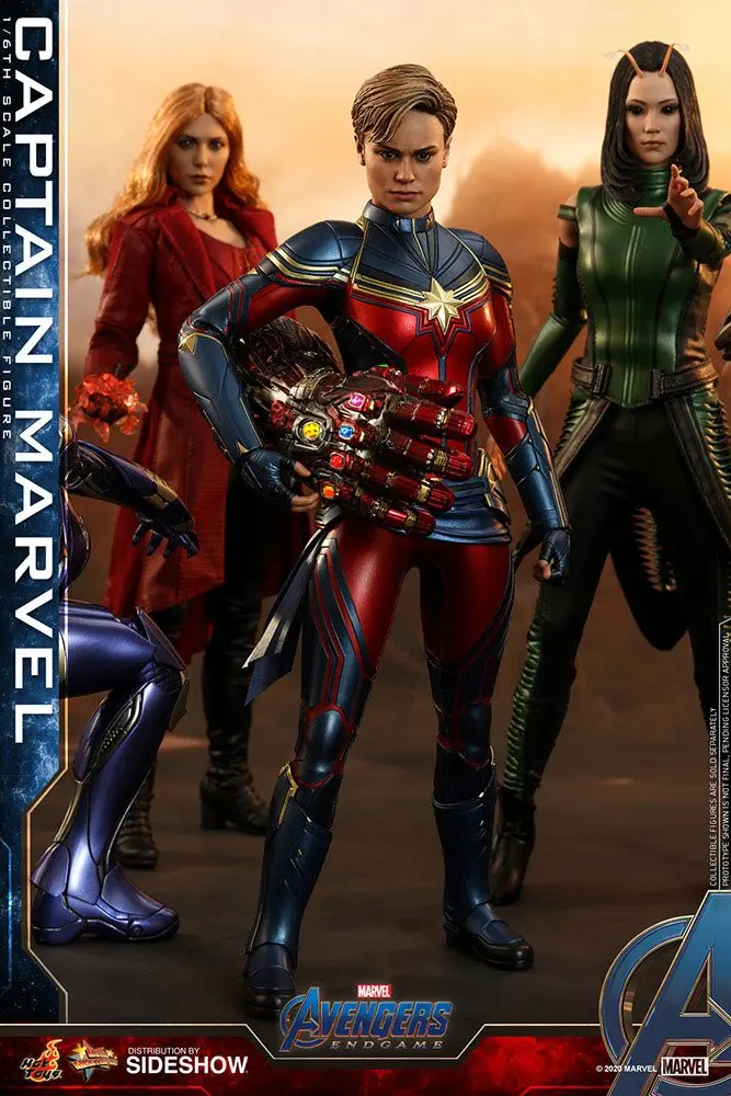 Avengers: Endgame Movie Masterpiece Series PVC Actionfigur 1/6 Captain Marvel 29 cm Produktfoto