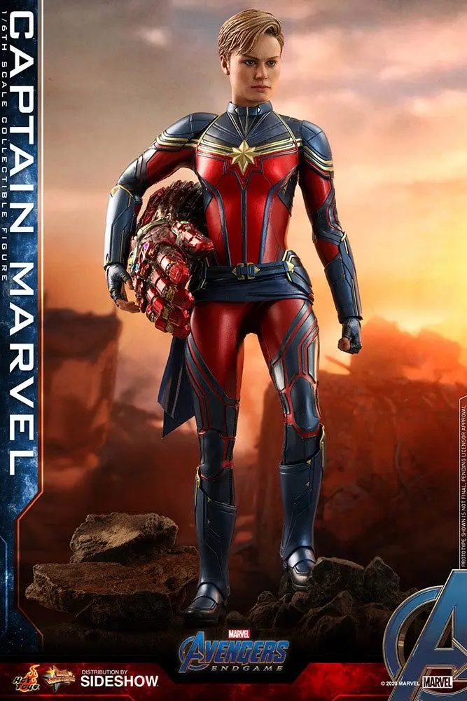 Avengers: Endgame Movie Masterpiece Series PVC Actionfigur 1/6 Captain Marvel 29 cm Produktfoto