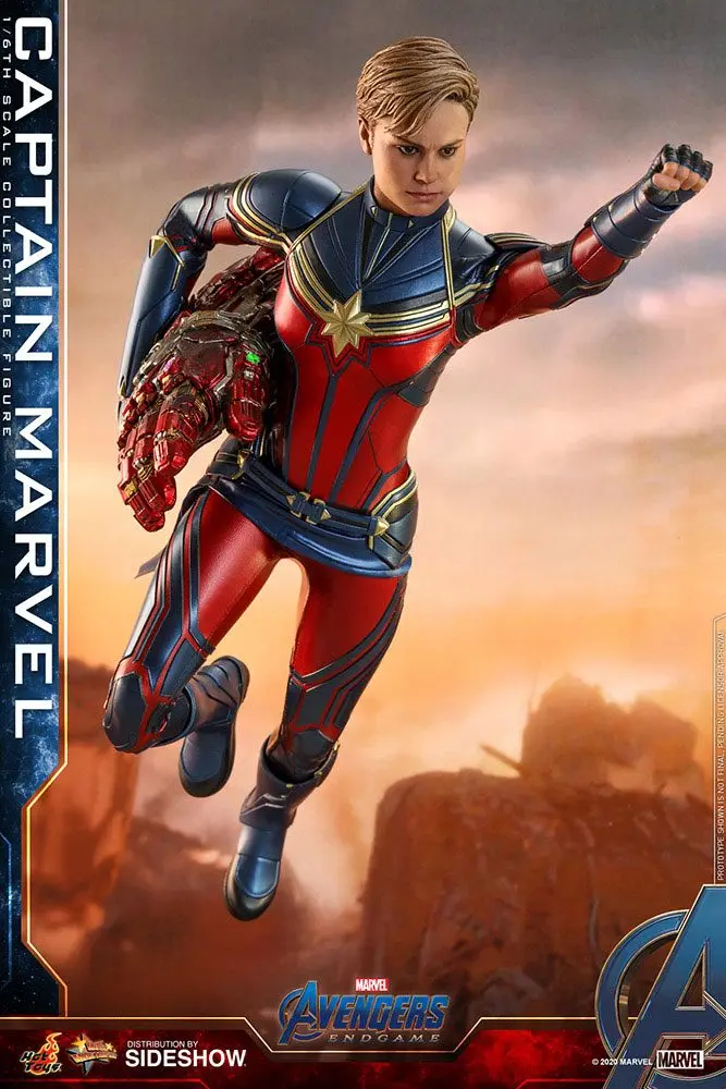 Avengers: Endgame Movie Masterpiece Series PVC Actionfigur 1/6 Captain Marvel 29 cm Produktfoto