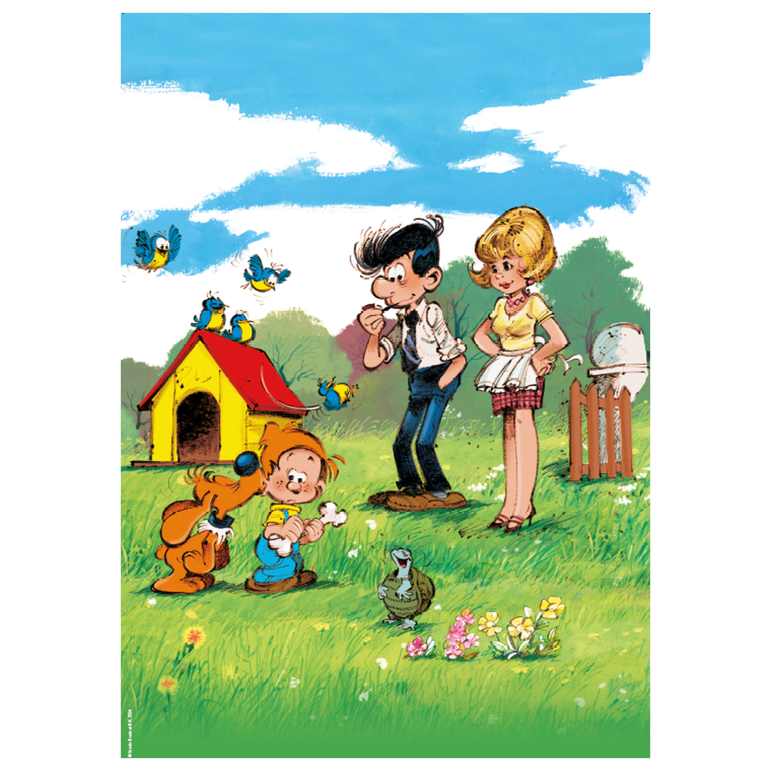 Boule et Bill Poster + Puzzle 1000 Teile Produktfoto