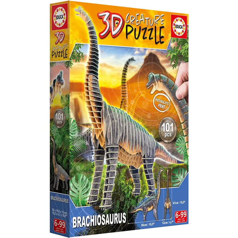 Brachiosaurus Puzzle 3D 101St Produktfoto