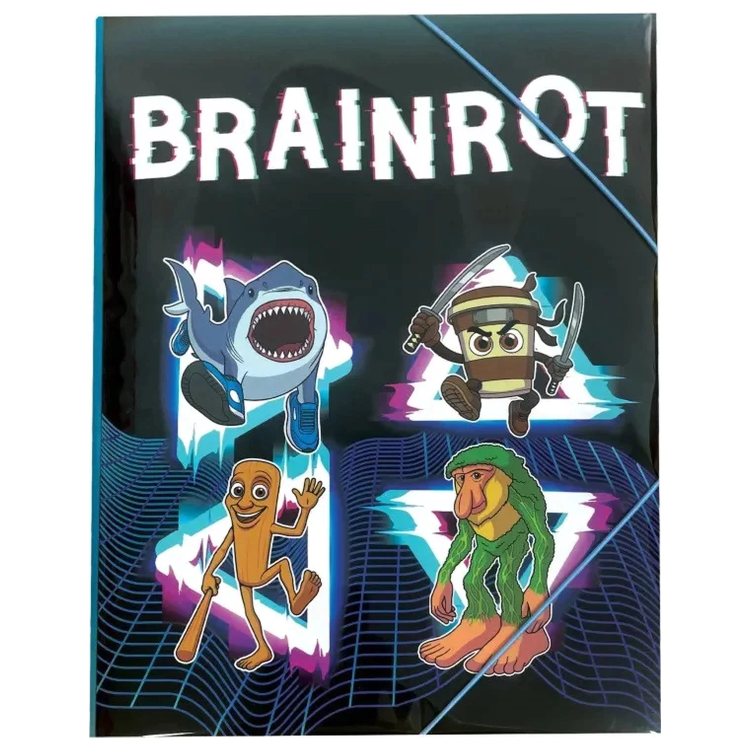 Brainrot Dark A/4 Gummi Ordner Produktfoto
