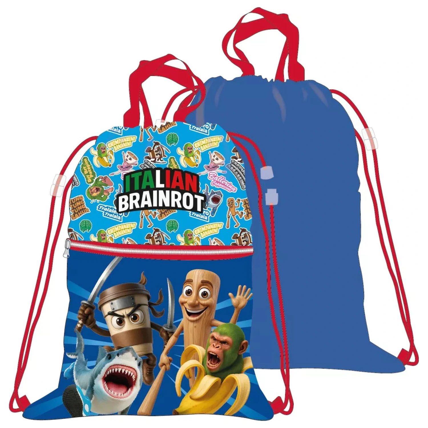 Brainrot Italian Deluxe Sporttasche, Turnbeutel 45 cm Produktfoto