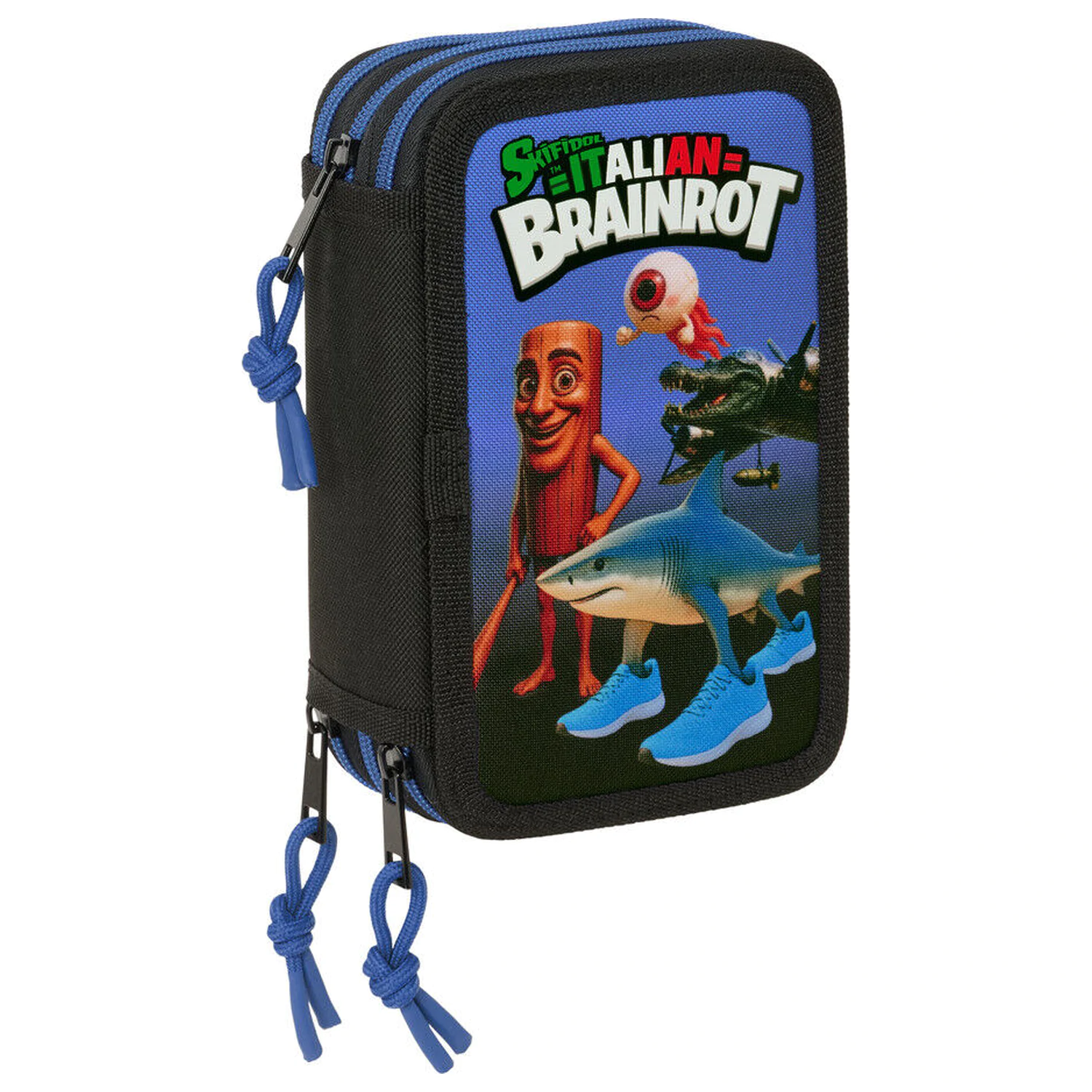 Brainrot dreifaches Federmäppchen 37 St. Produktfoto