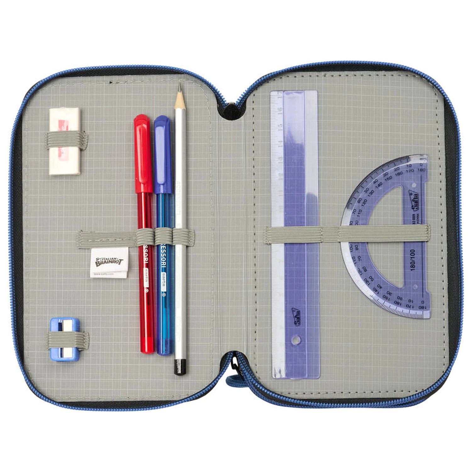 Brainrot dreifaches Federmäppchen 37 St. Produktfoto