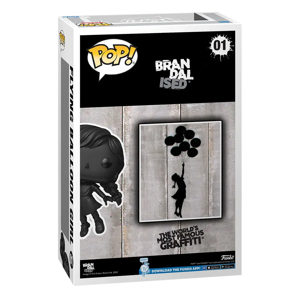 Brandalised Art Cover POP! Vinyl Figur Flying Balloon Girl 9 cm Produktfoto