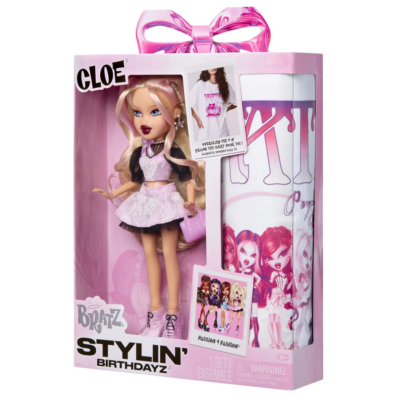 Bratz Stylin Birthday Cloe Puppe + T-Shirt Produktfoto