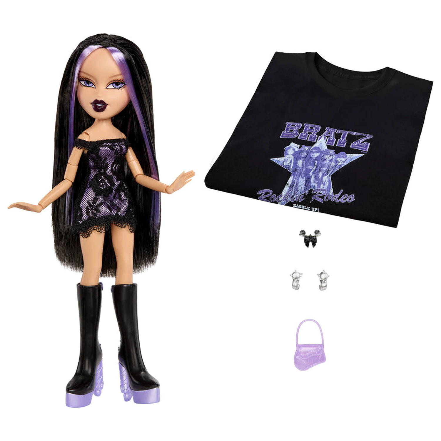 Bratz Stylin Birthday Jade Puppe + T-Shirt Produktfoto