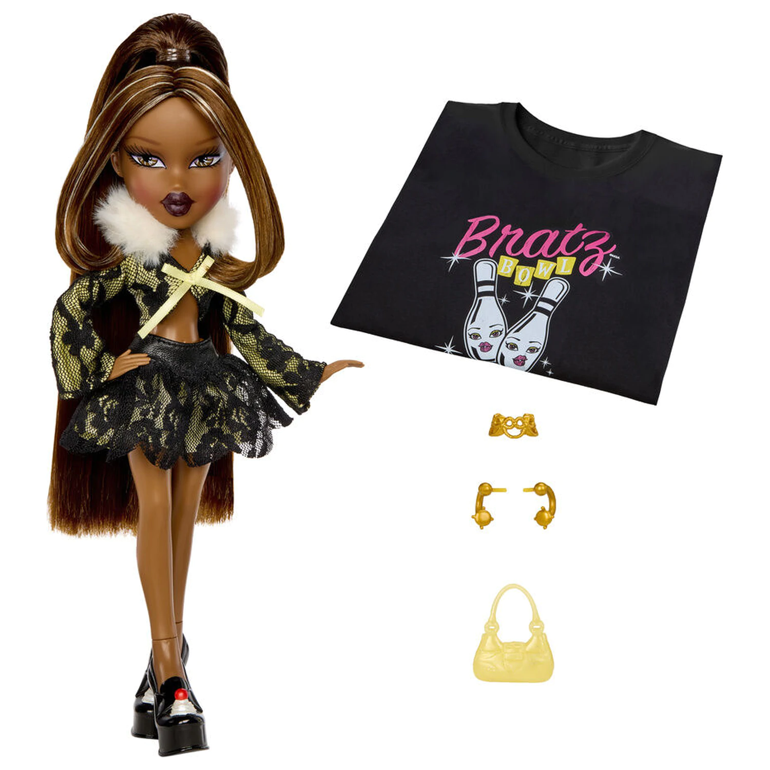Bratz Stylin Birthday Sasha Puppe + t-shirt Produktfoto