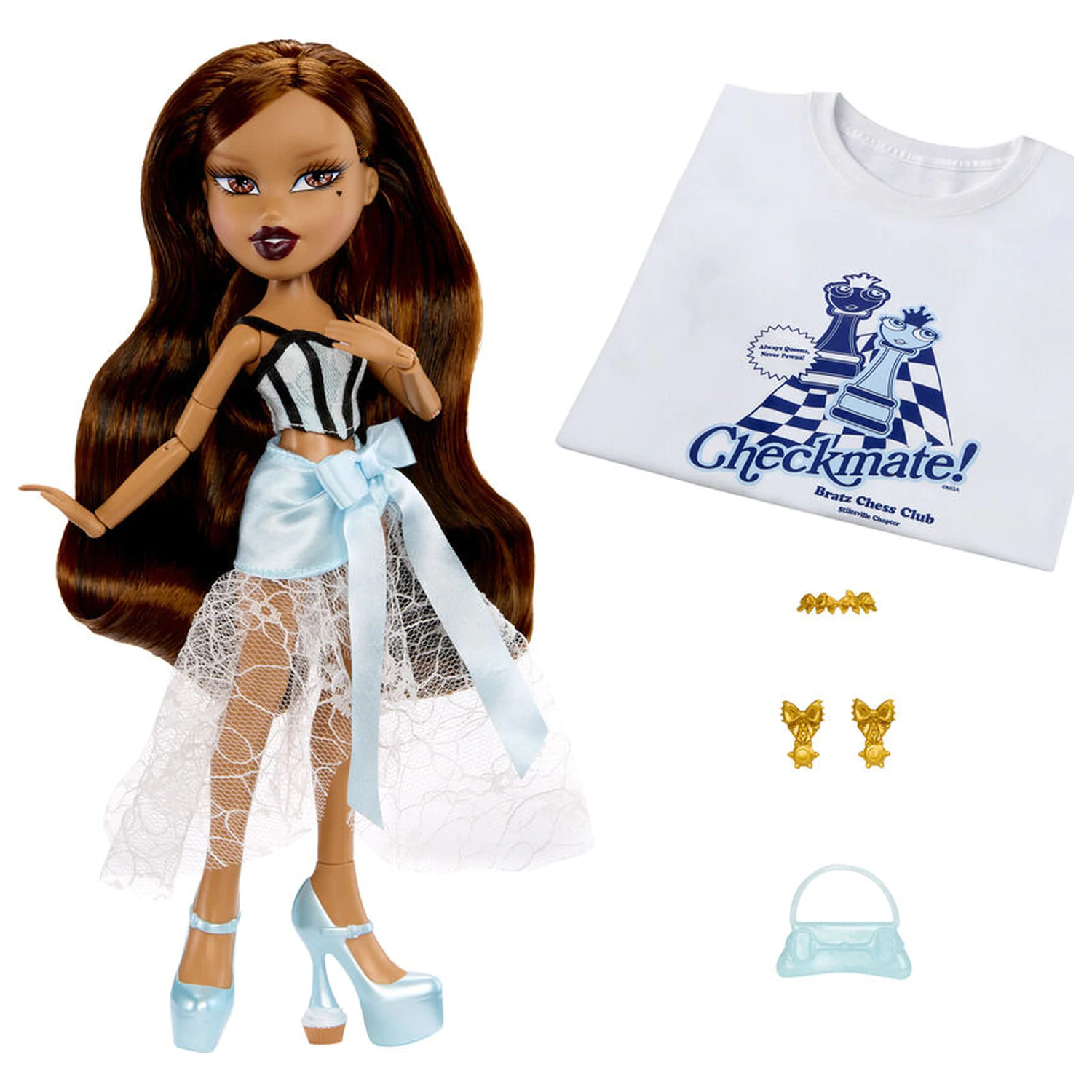 Bratz Stylin Birthday Yasmin Puppe + T-Shirt Produktfoto
