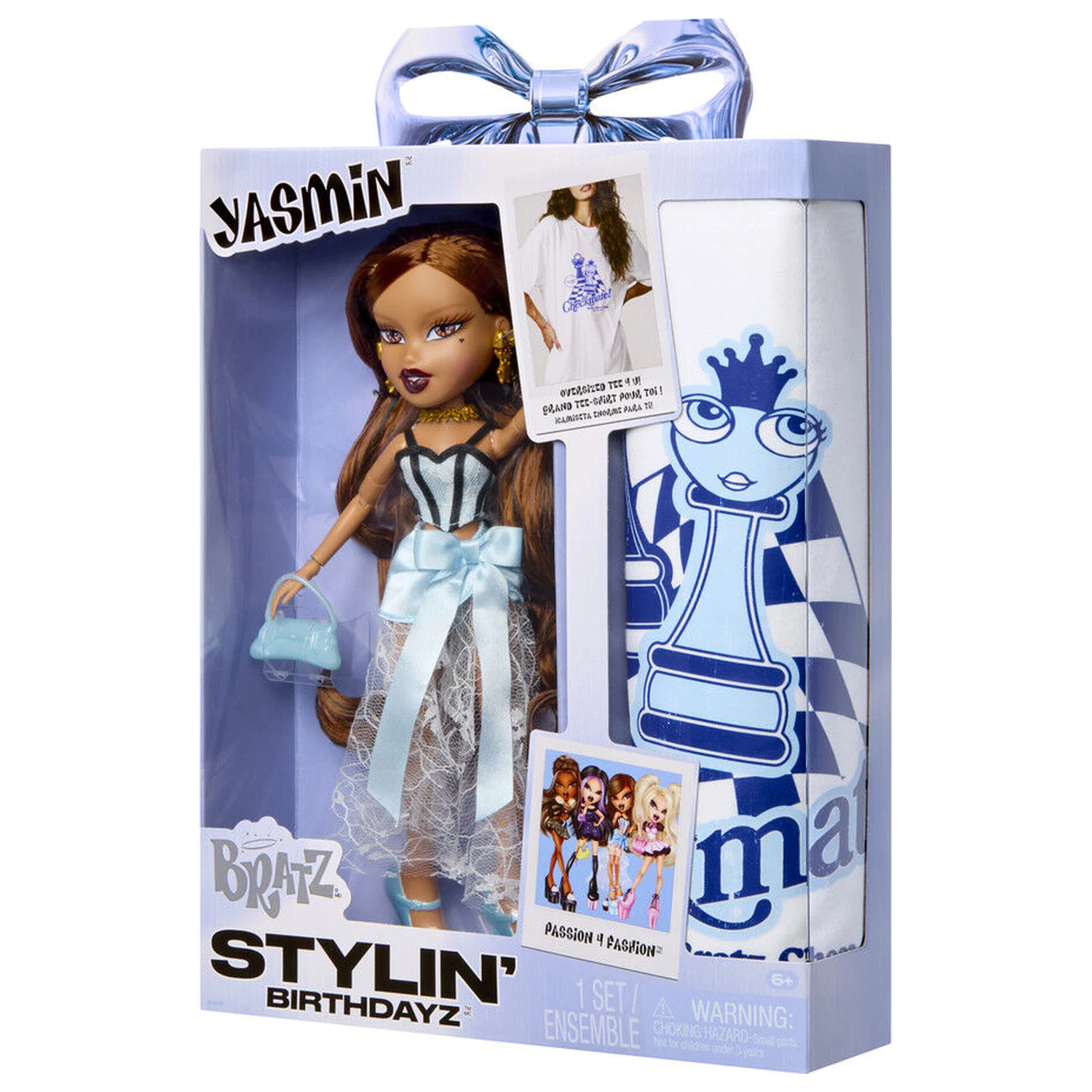 Bratz Stylin Birthday Yasmin Puppe + T-Shirt Produktfoto