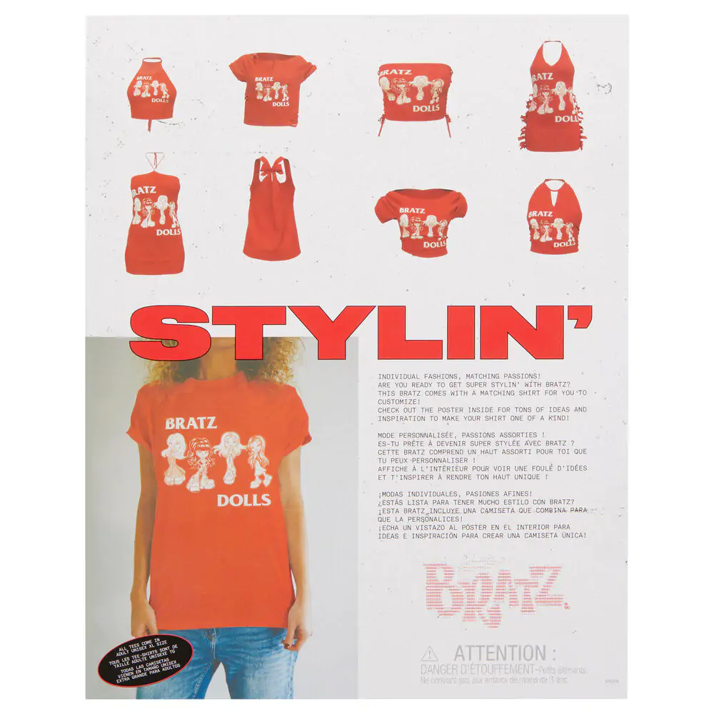 Bratz Stylin Jade Puppe + T-Shirt Produktfoto