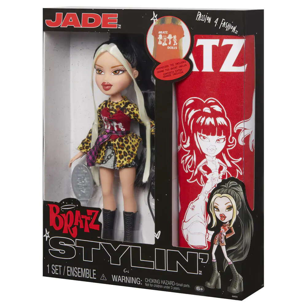 Bratz Stylin Jade Puppe + T-Shirt Produktfoto