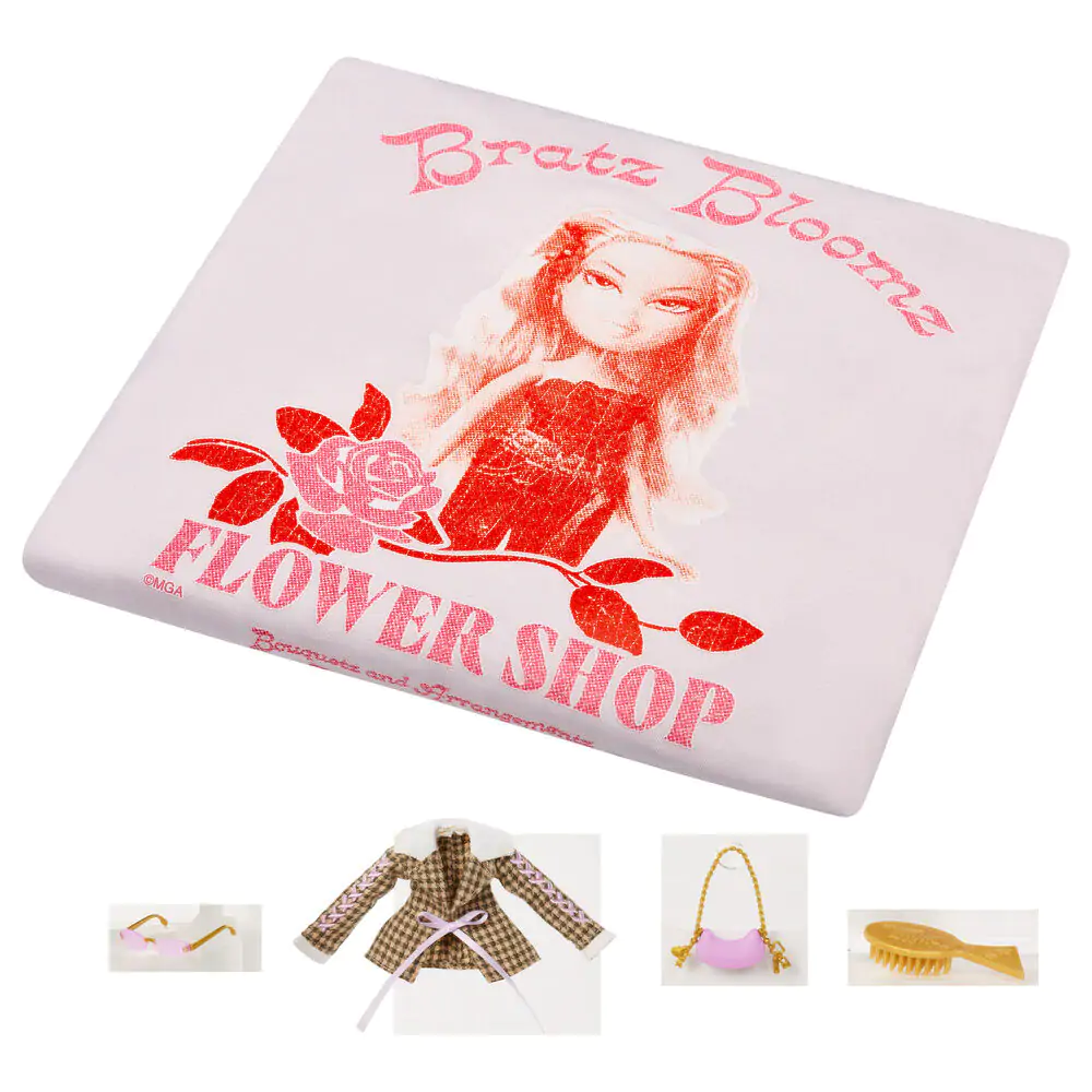Bratz Stylin Yasmin Puppe + T-Shirt Produktfoto