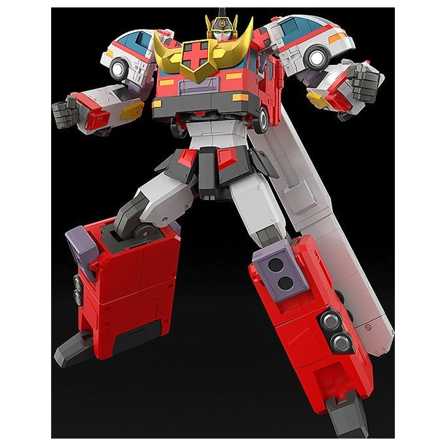Brave Police J-Decker Action Figur The Gattai Duke Fire 25 cm Produktfoto