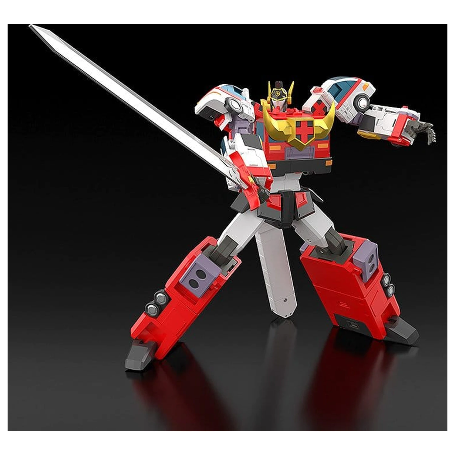 Brave Police J-Decker Action Figur The Gattai Duke Fire 25 cm Produktfoto