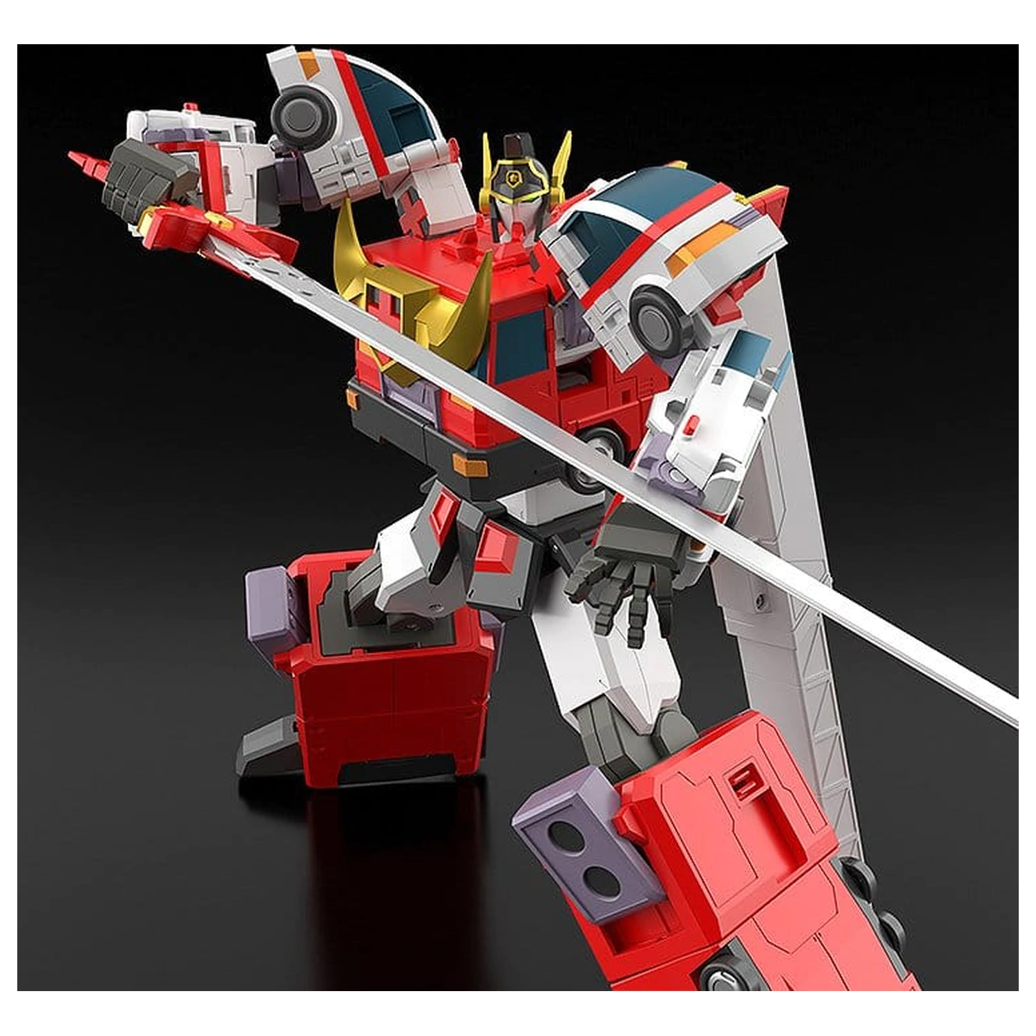 Brave Police J-Decker Action Figur The Gattai Duke Fire 25 cm Produktfoto