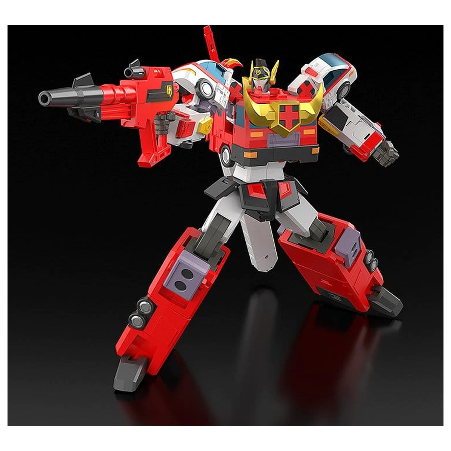 Brave Police J-Decker Action Figur The Gattai Duke Fire 25 cm Produktfoto