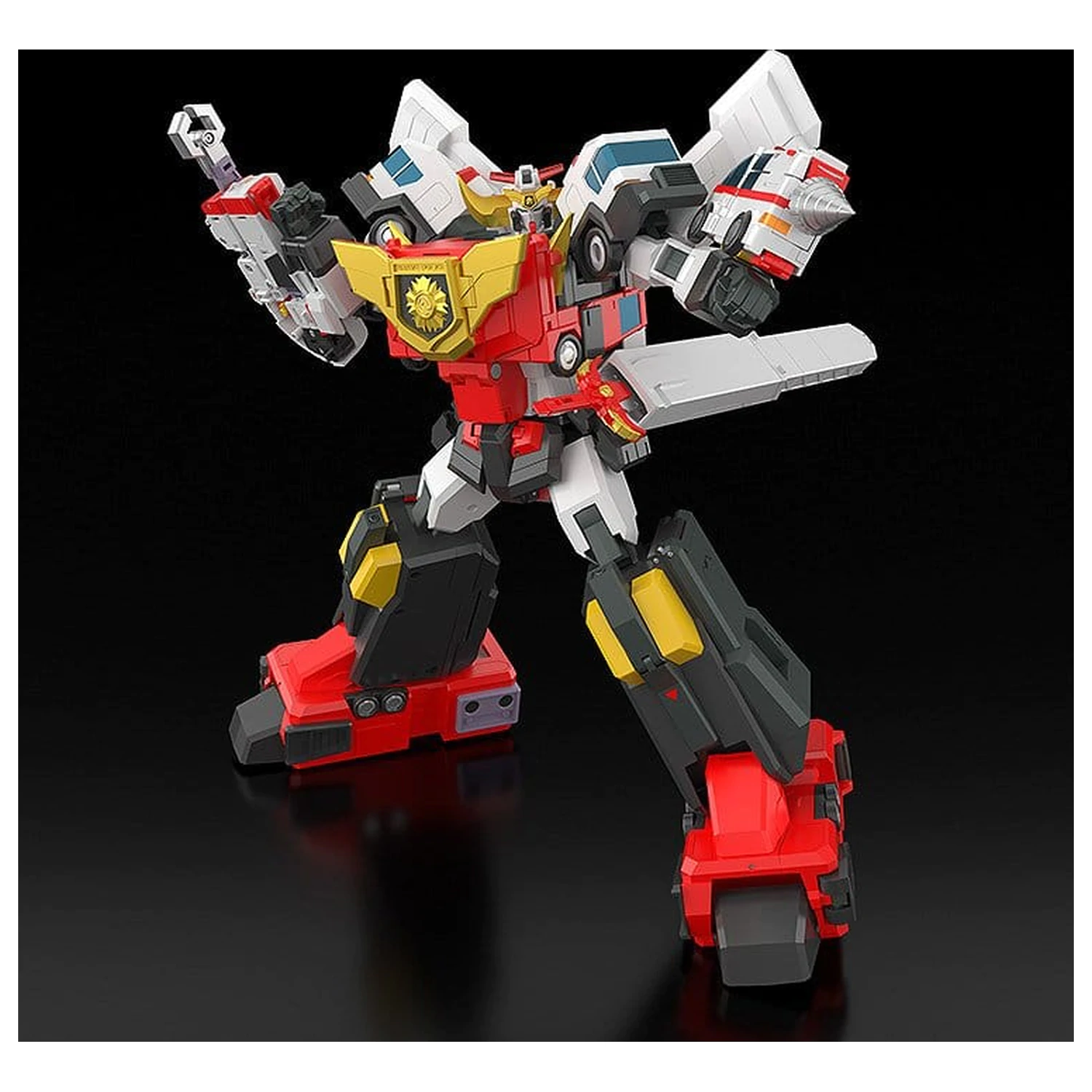 Brave Police J-Decker Action Figur The Gattai Duke Fire 25 cm Produktfoto