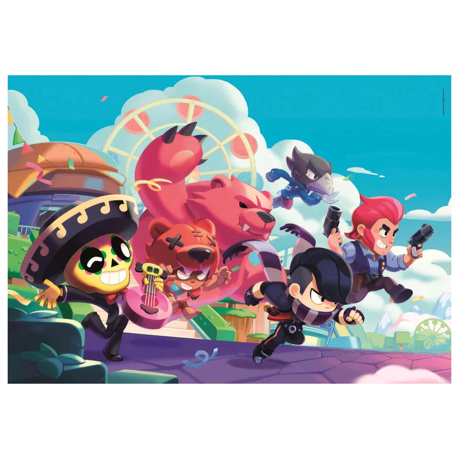 Brawl Stars Battle Rush 180-teiliges Puzzle Produktfoto