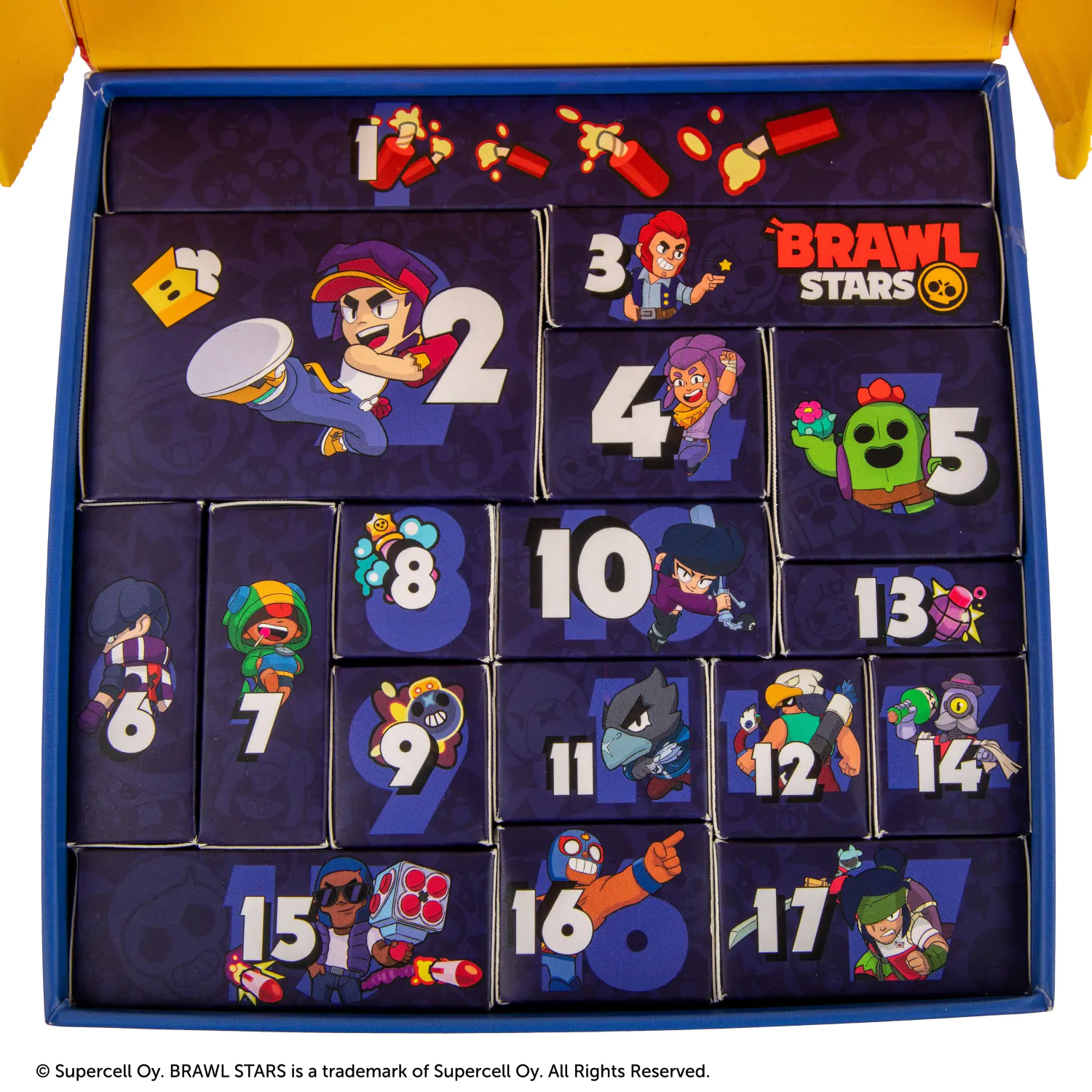 Brawl Stars Mega Box Adventskalender New Edition 2026 Produktfoto