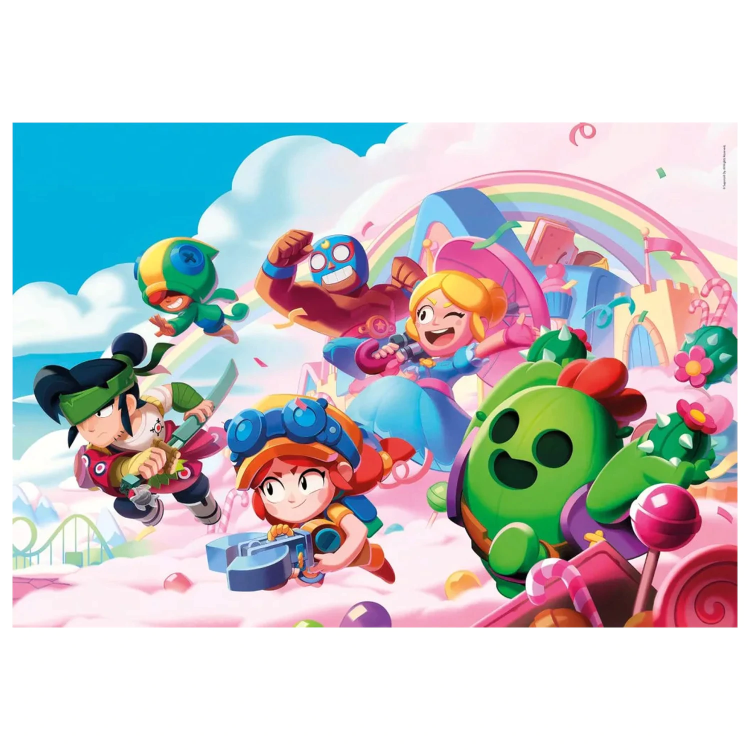 Brawl Stars Rainbow 180-teiliges Puzzle Produktfoto