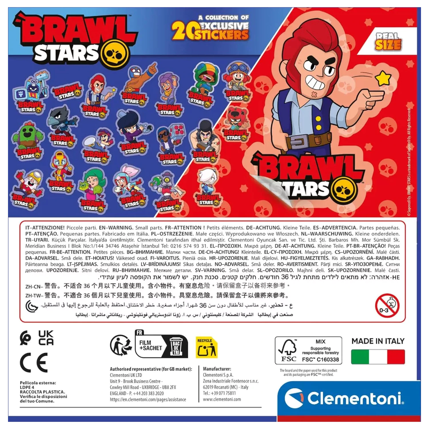 Brawl Stars Rainbow 180-teiliges Puzzle Produktfoto