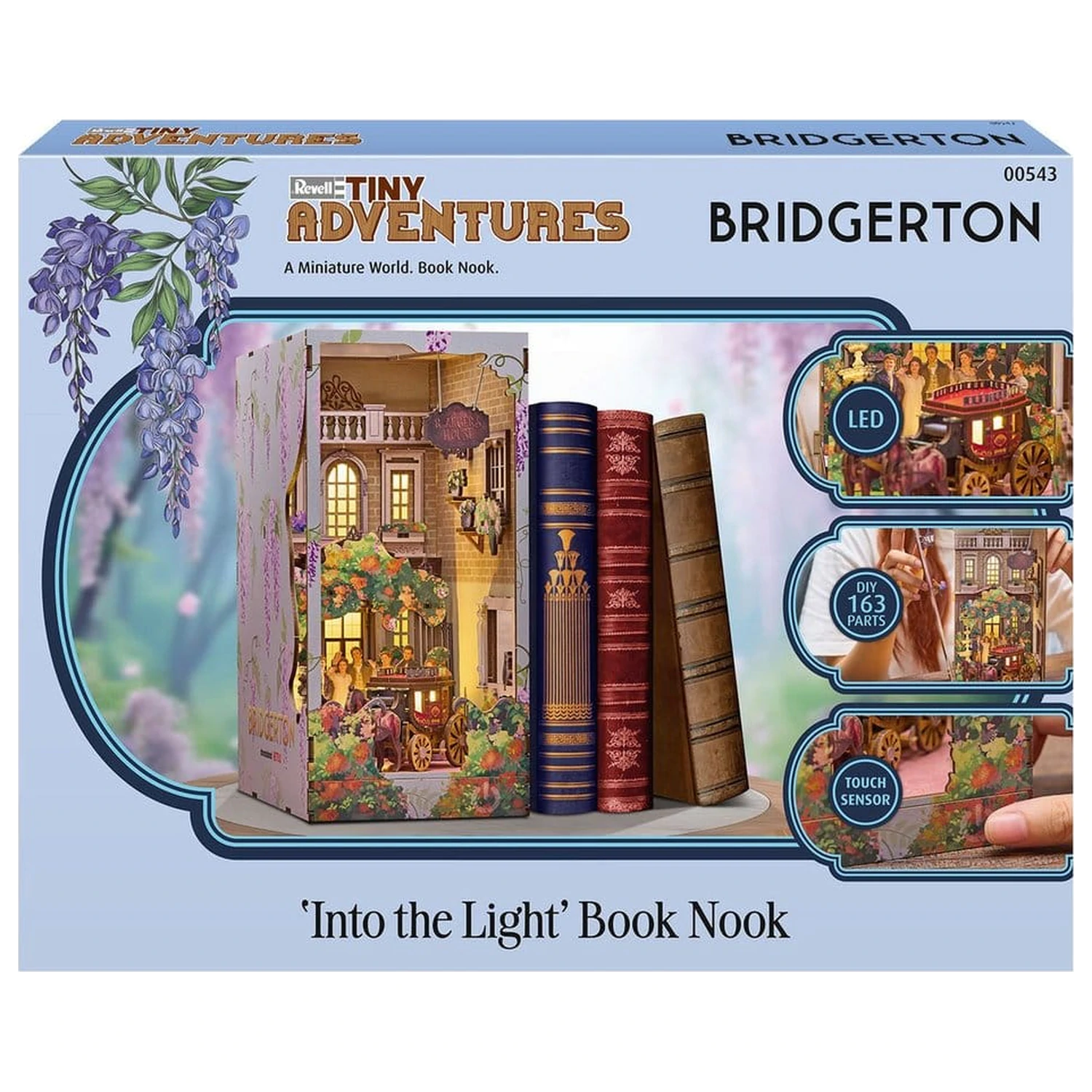 Bridgerton Tiny Adventures Buchwinkel Mini Diorama Into the Light 18 cm Produktfoto