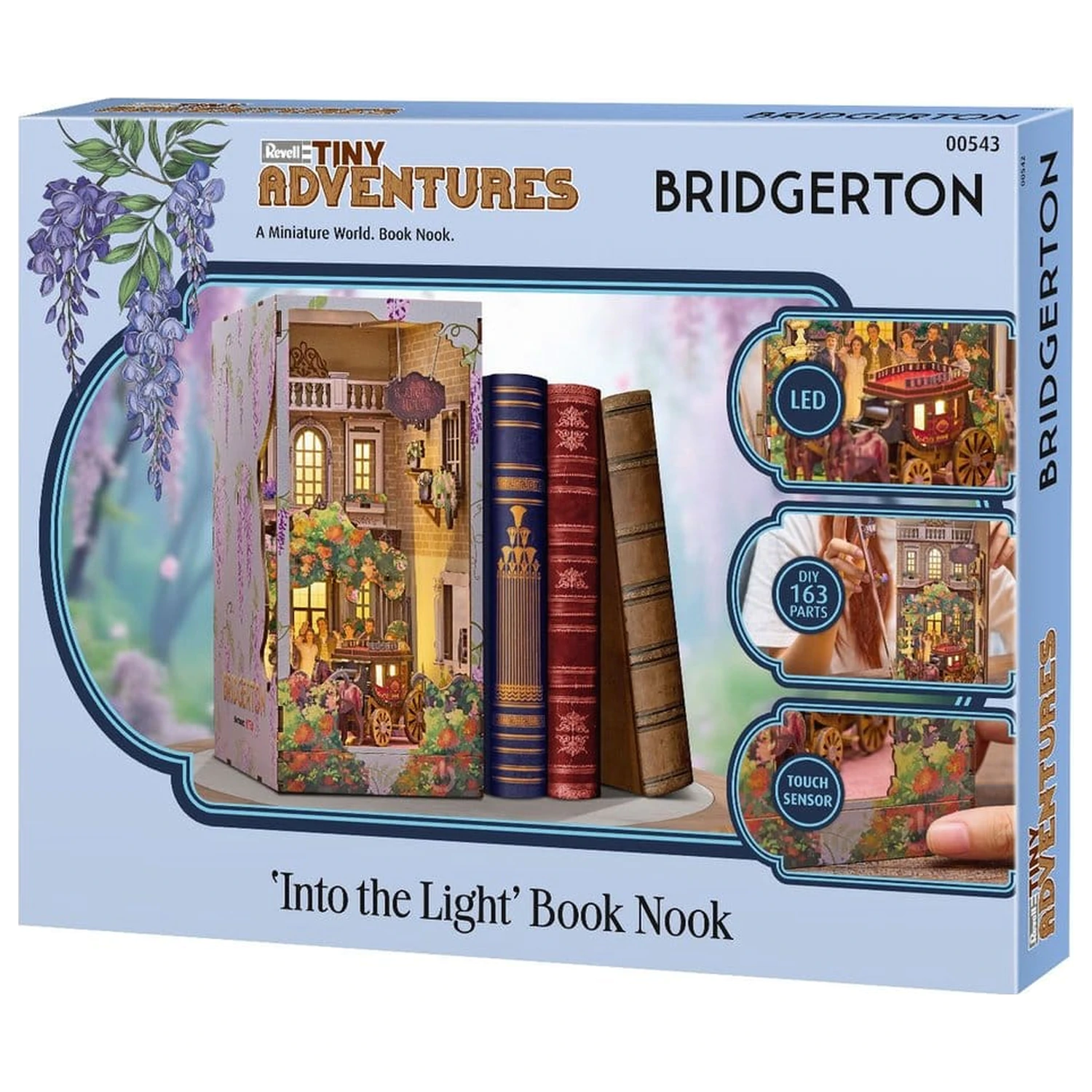 Bridgerton Tiny Adventures Buchwinkel Mini Diorama Into the Light 18 cm Produktfoto