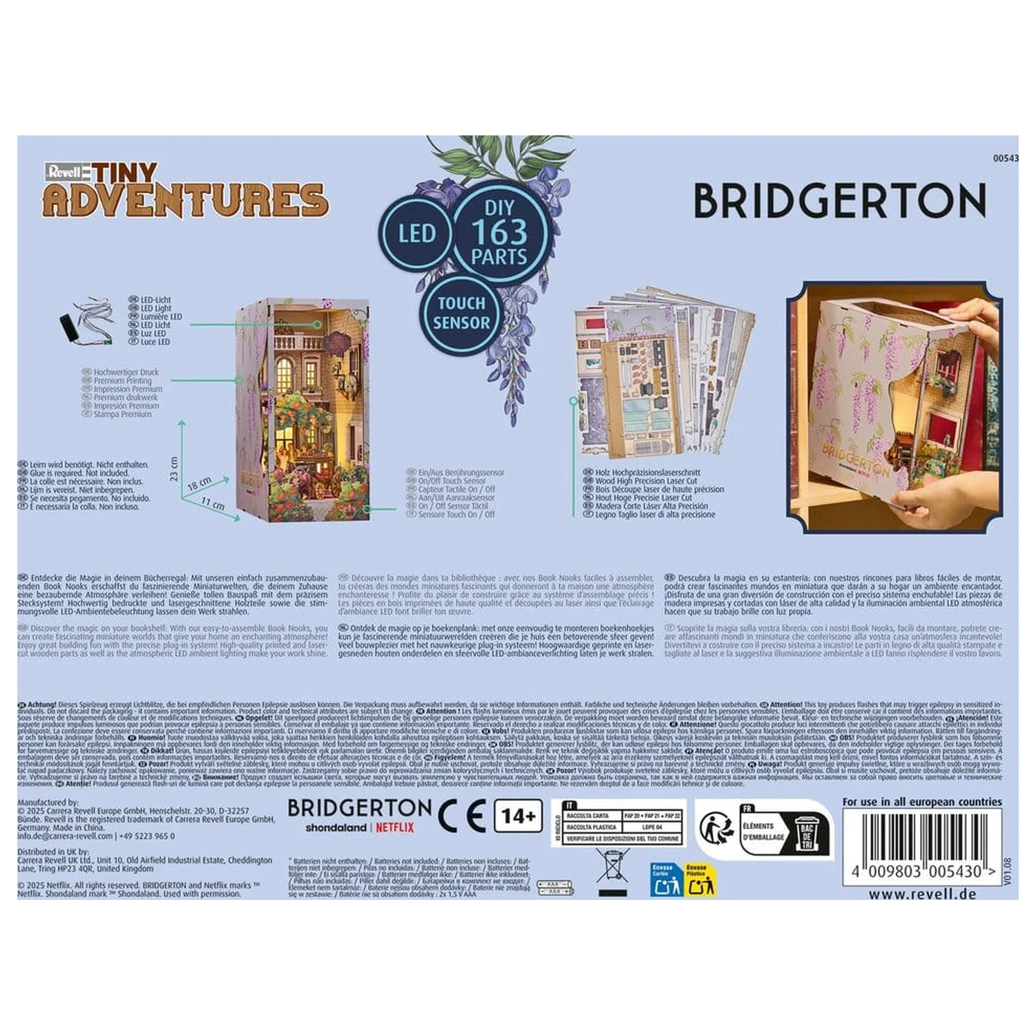 Bridgerton Tiny Adventures Buchwinkel Mini Diorama Into the Light 18 cm Produktfoto