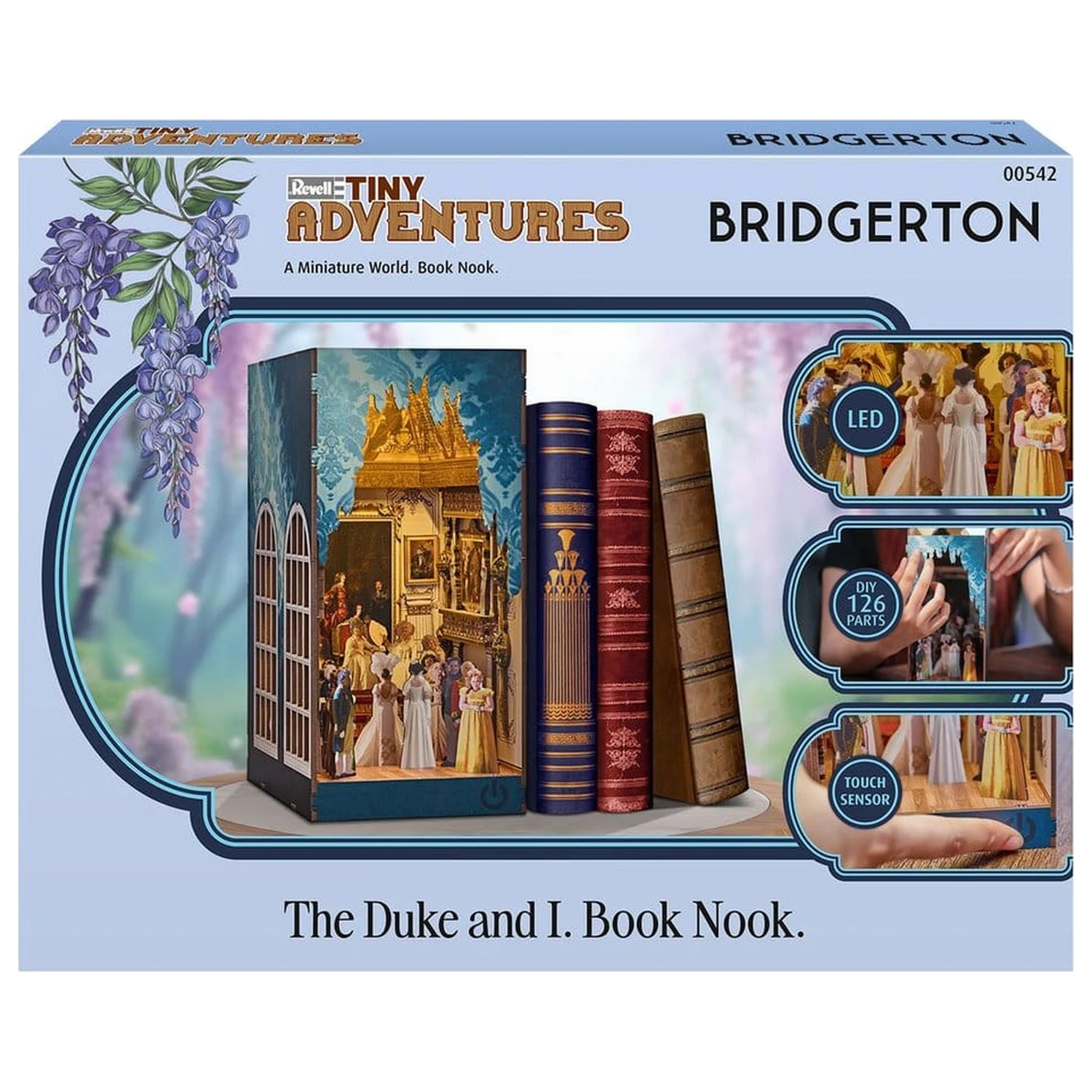 Bridgerton Tiny Adventures Buchwinkel Mini Diorama The Duke and I 18 cm Produktfoto