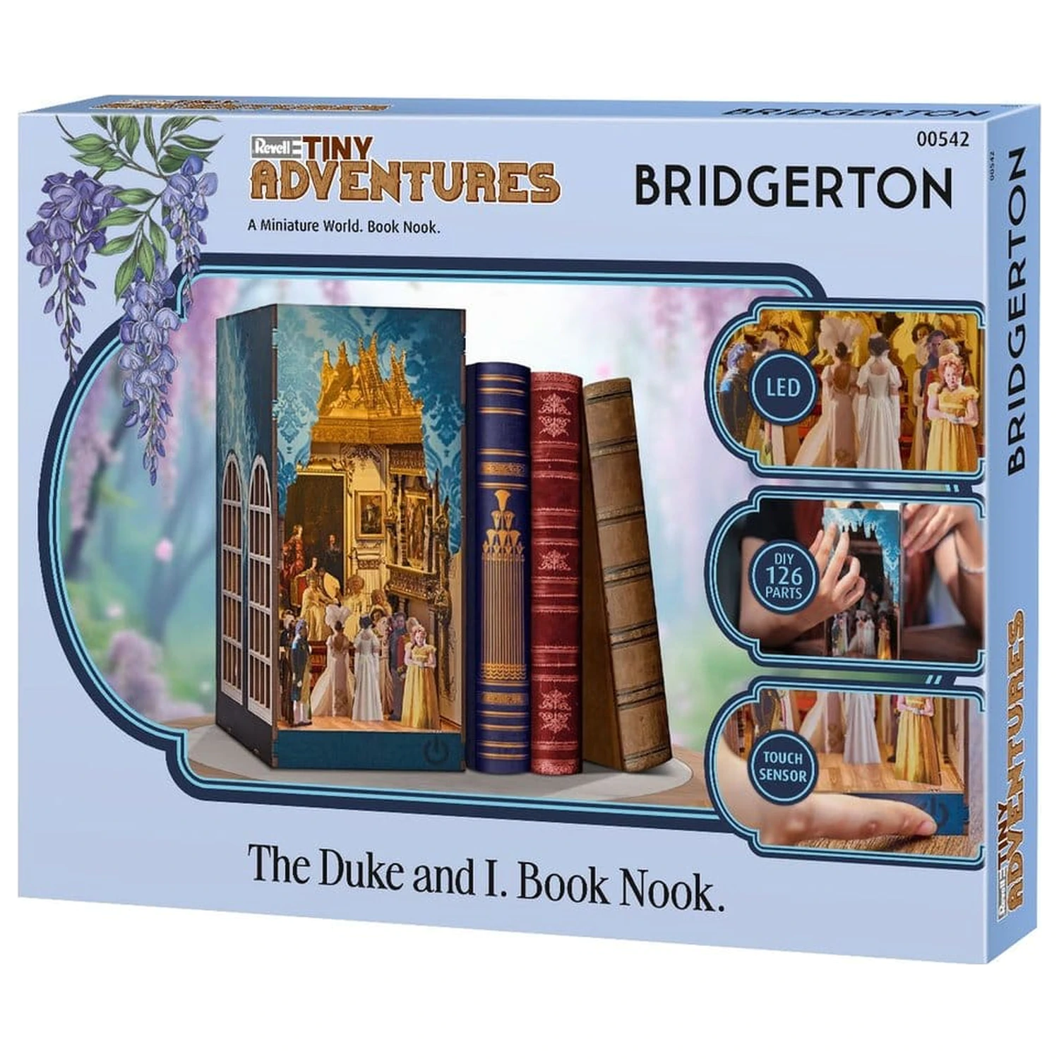 Bridgerton Tiny Adventures Buchwinkel Mini Diorama The Duke and I 18 cm Produktfoto